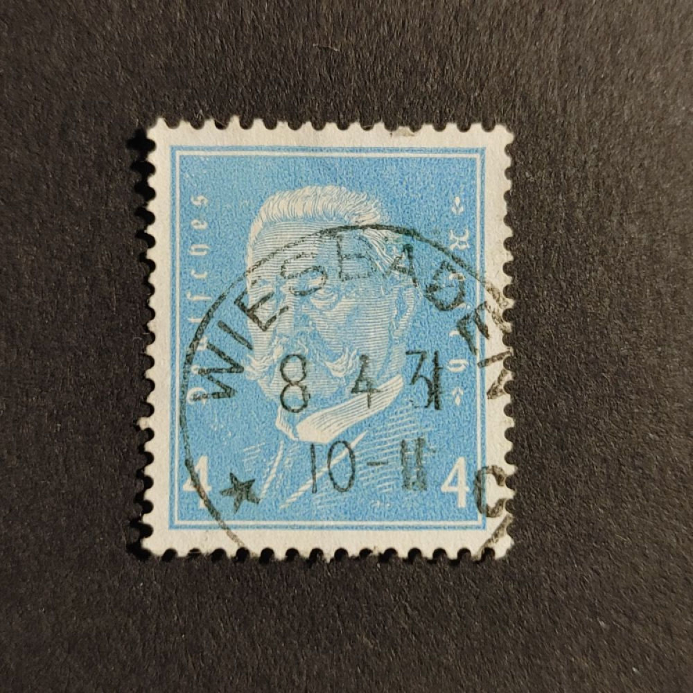 Sello Imperio Alemán (Deutsches Reich), Mi.454 (SG  ), Usado #, 4Pfg.