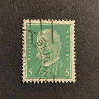 Selo Reich Alemão, Mi.411 (SG  ), Usado #, 5Pfg.