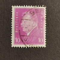 Selo Reich Alemão, Mi.435 (SG  ), Usado #, 10Pfg.