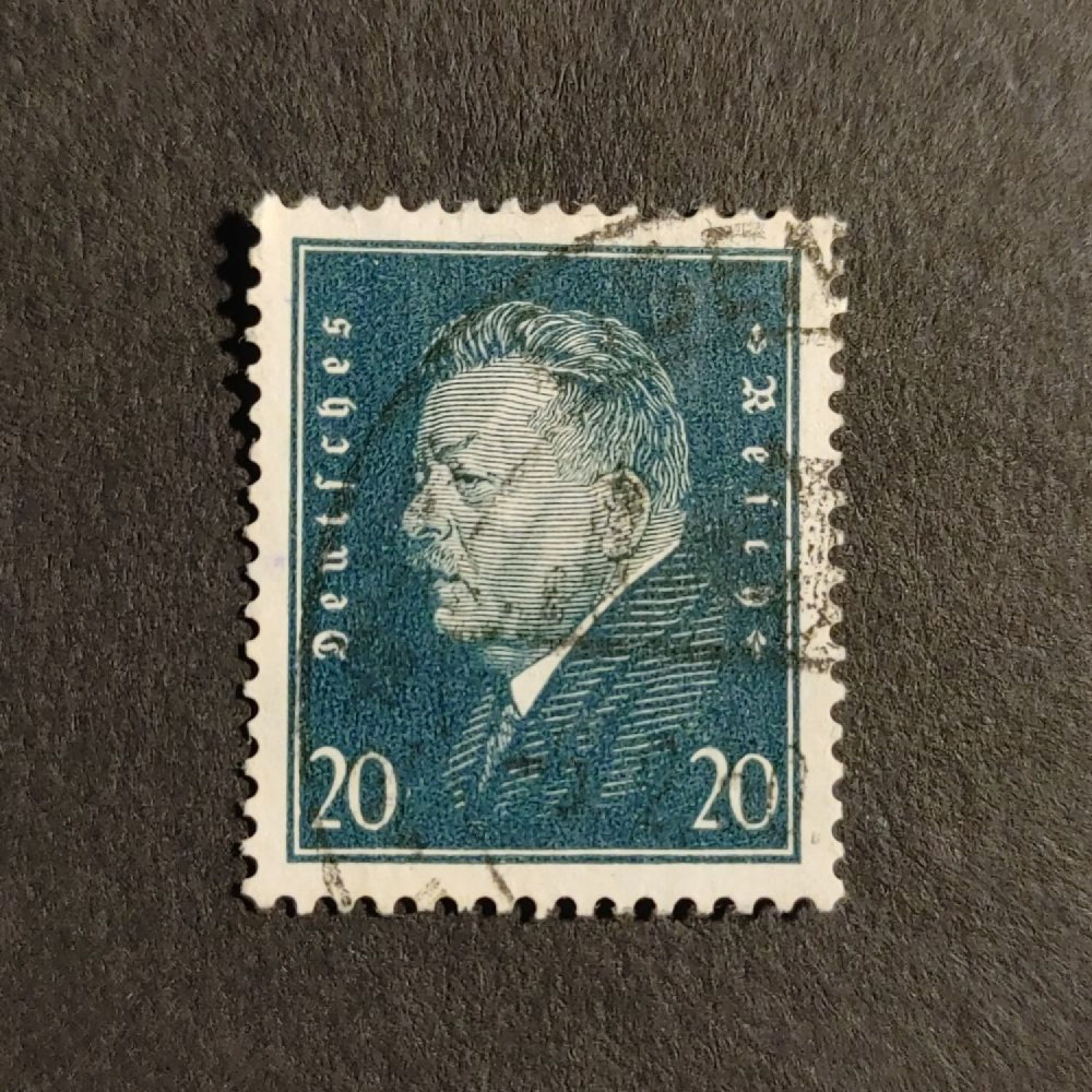 Sello Imperio Alemán (Deutsches Reich), Mi.415 (SG  ), Usado #, 20Pfg.