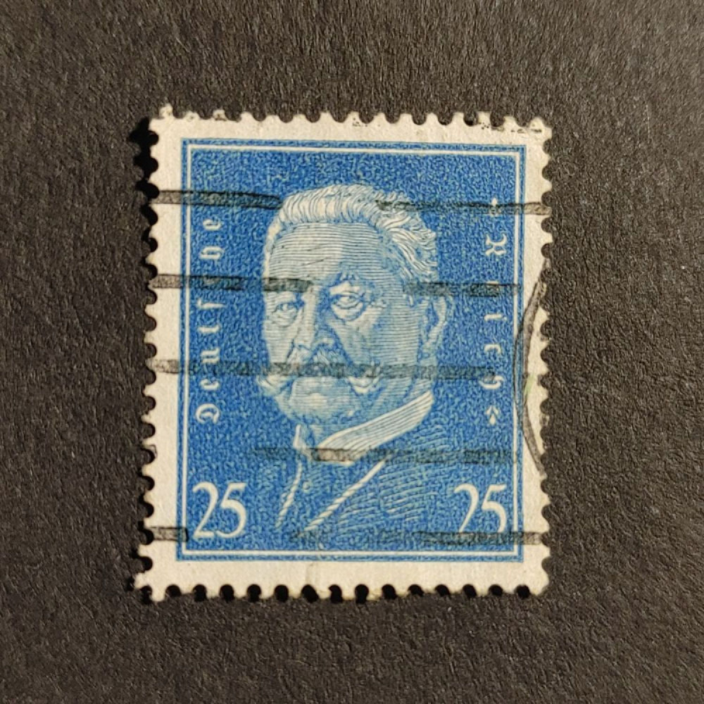 Sello Imperio Alemán (Deutsches Reich), Mi.416 (SG  ), Usado #, 25Pfg.