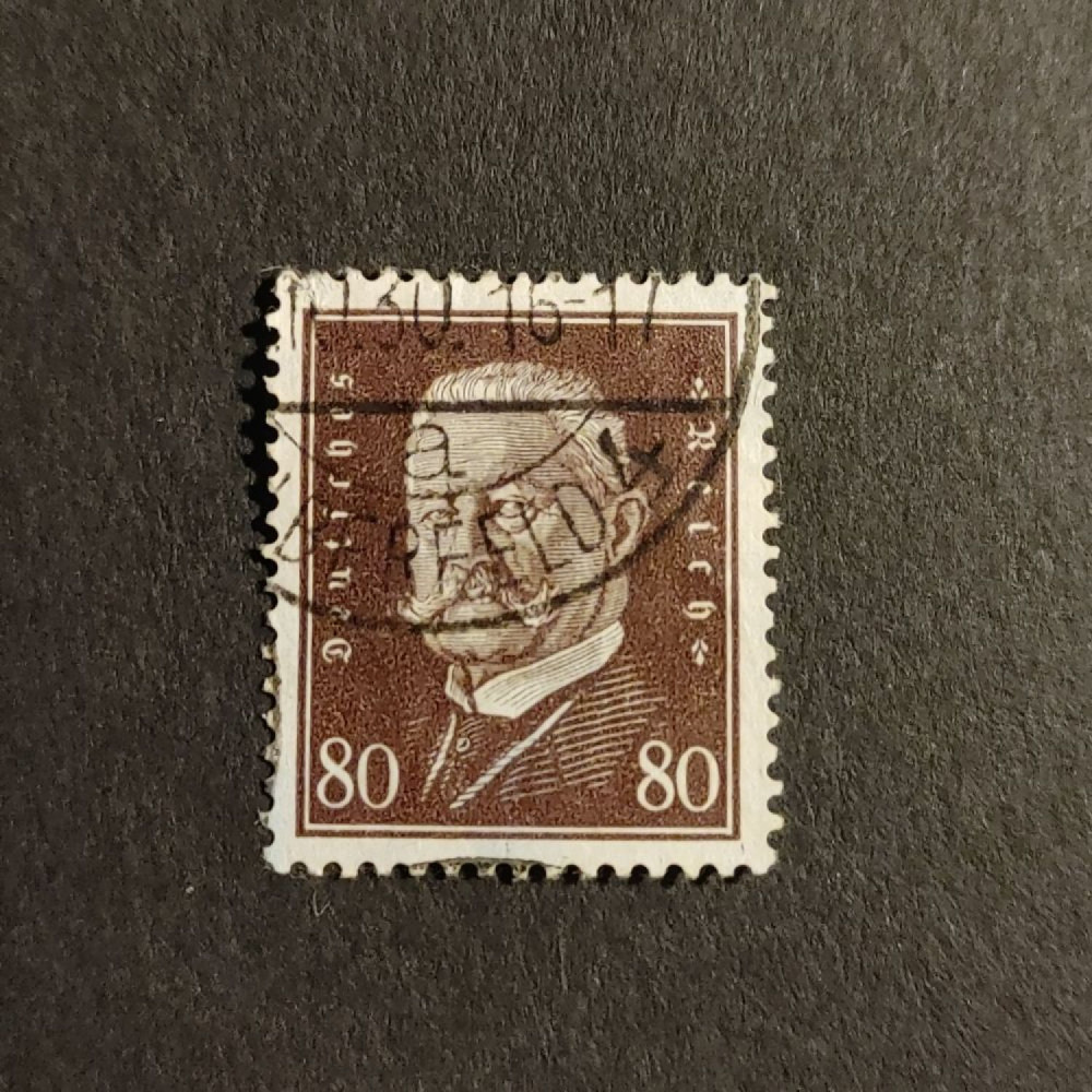 Sello Imperio Alemán (Deutsches Reich), Mi.422 (SG  ), Usado #, 80Pfg.