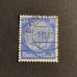 Sello Imperio Alemán (Deutsches Reich), Mi.471 (SG  ), Usado #, 25Pfg.