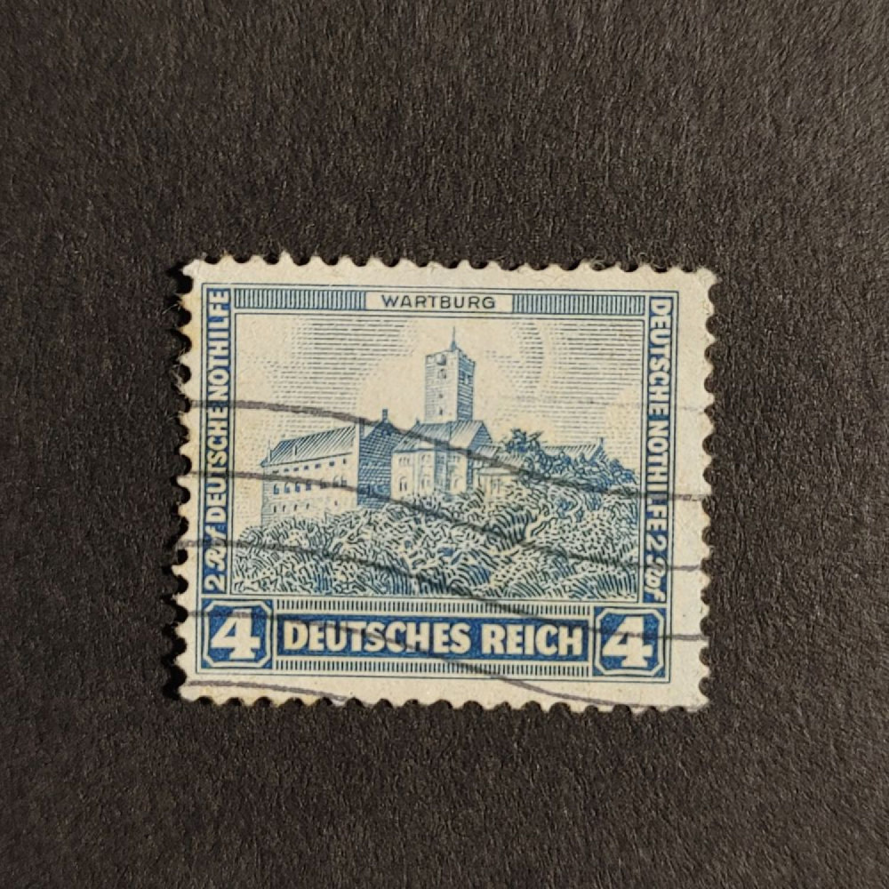 Selo Reich Alemão, Mi.474 (SG  ), Usado #, 4+2 Pfg.