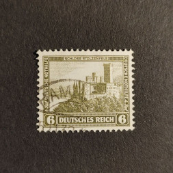 Selo Reich Alemão, Mi.475 (SG  ), Usado #, 6+4 Pfg.