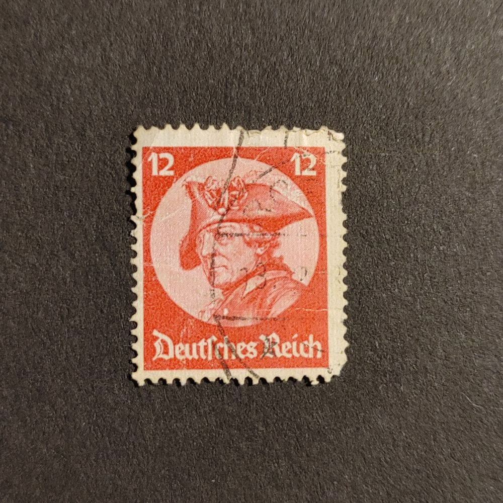 Sello Imperio Alemán (Deutsches Reich), Mi.480 (SG  ), Usado #, 12Pfg.