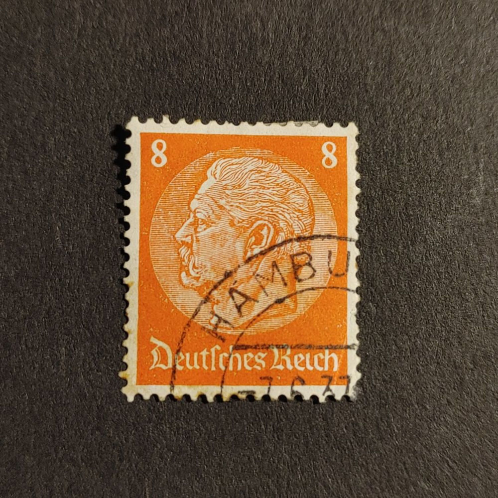 Selo Reich Alemão, Mi.485 (SG  ), Usado #, 8Pfg.