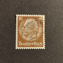 Sello Imperio Alemán (Deutsches Reich), Mi.486 (SG  ), Usado #, 10Pfg.