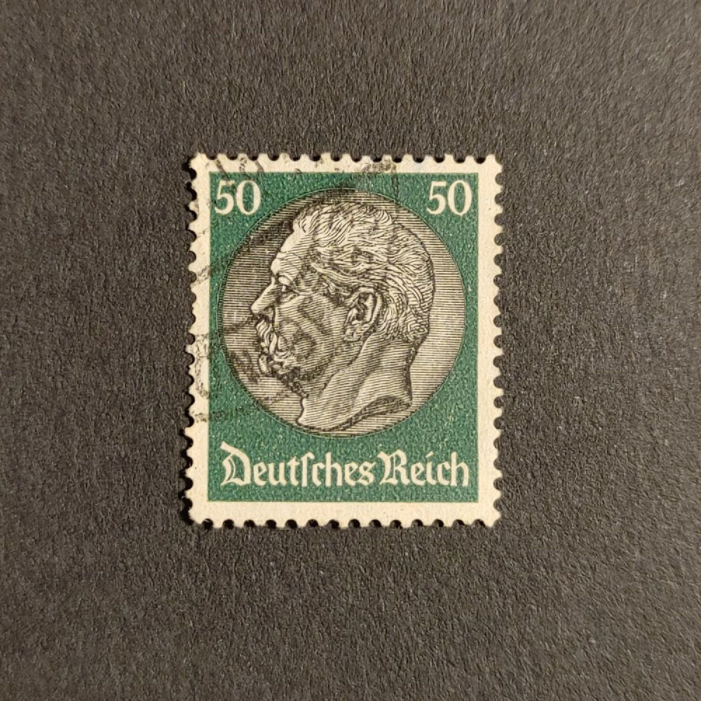 Sello Imperio Alemán (Deutsches Reich), Mi.492 (SG  ), Usado #, 50Pfg.