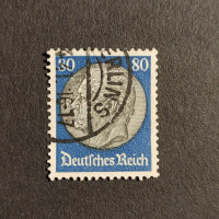 Selo Reich Alemão, Mi.494 (SG  ), Usado #, 80Pfg.