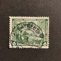 Briefmarke Deutsches Reich, Mi.502A (SG  )#, 6+4 Pfg.