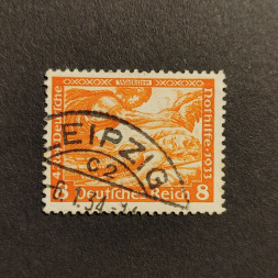 Sello Imperio Alemán (Deutsches Reich), Mi.503A (SG  ), Usado #, 8+4 Pfg.