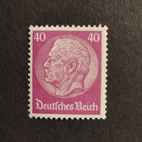 Selo Reich Alemão, Mi.524 (SG  ), MH, 40Pfg.