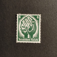 Sello Imperio Alemán (Deutsches Reich), Mi.544 (SG  ), MH, 6Pfg.