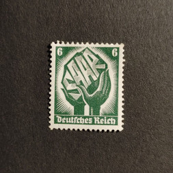 Sello Imperio Alemán (Deutsches Reich), Mi.544 (SG  ), MH, 6Pfg.