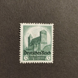 Sello Imperio Alemán (Deutsches Reich), Mi.546 (SG  ), MH, 6Pfg.