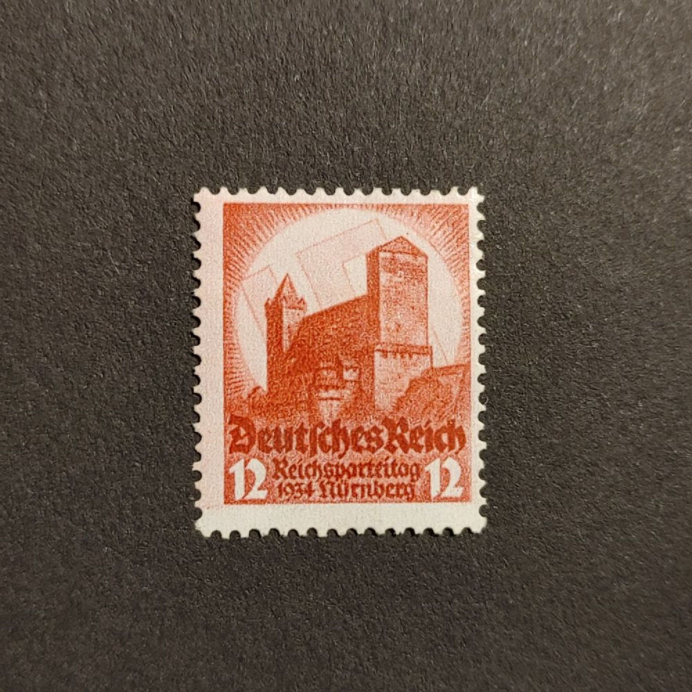 Selo Reich Alemão, Mi.547 (SG  ), MH, 12Pfg.
