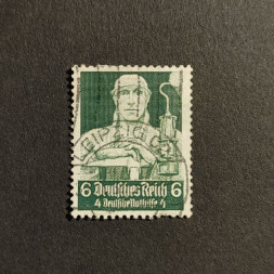 Sello Imperio Alemán (Deutsches Reich), Mi.559 (SG  ), Usado #, 6+4 Pfg.