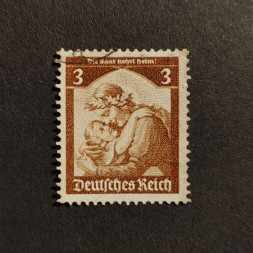 Sello Imperio Alemán (Deutsches Reich), Mi.565 (SG  ), Usado #, 3Pfg.