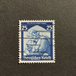 Sello Imperio Alemán (Deutsches Reich), Mi.568 (SG  ), Usado #, 25Pfg.