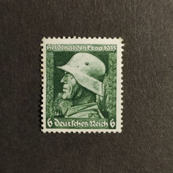 Sello Imperio Alemán (Deutsches Reich), Mi.569 (SG  ), MH, 6Pfg.