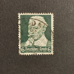 Selo Reich Alemão, Mi.573 (SG  ), Usado #, 6Pfg.