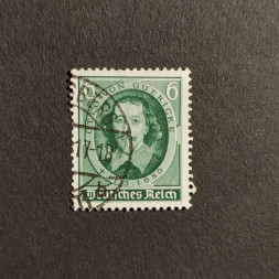 Sello Imperio Alemán (Deutsches Reich), Mi.608 (SG  ), Usado #, 6Pfg.
