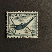 Selo Reich Alemão, Mi.610 (SG  ), Usado #, 4+3 Pfg.