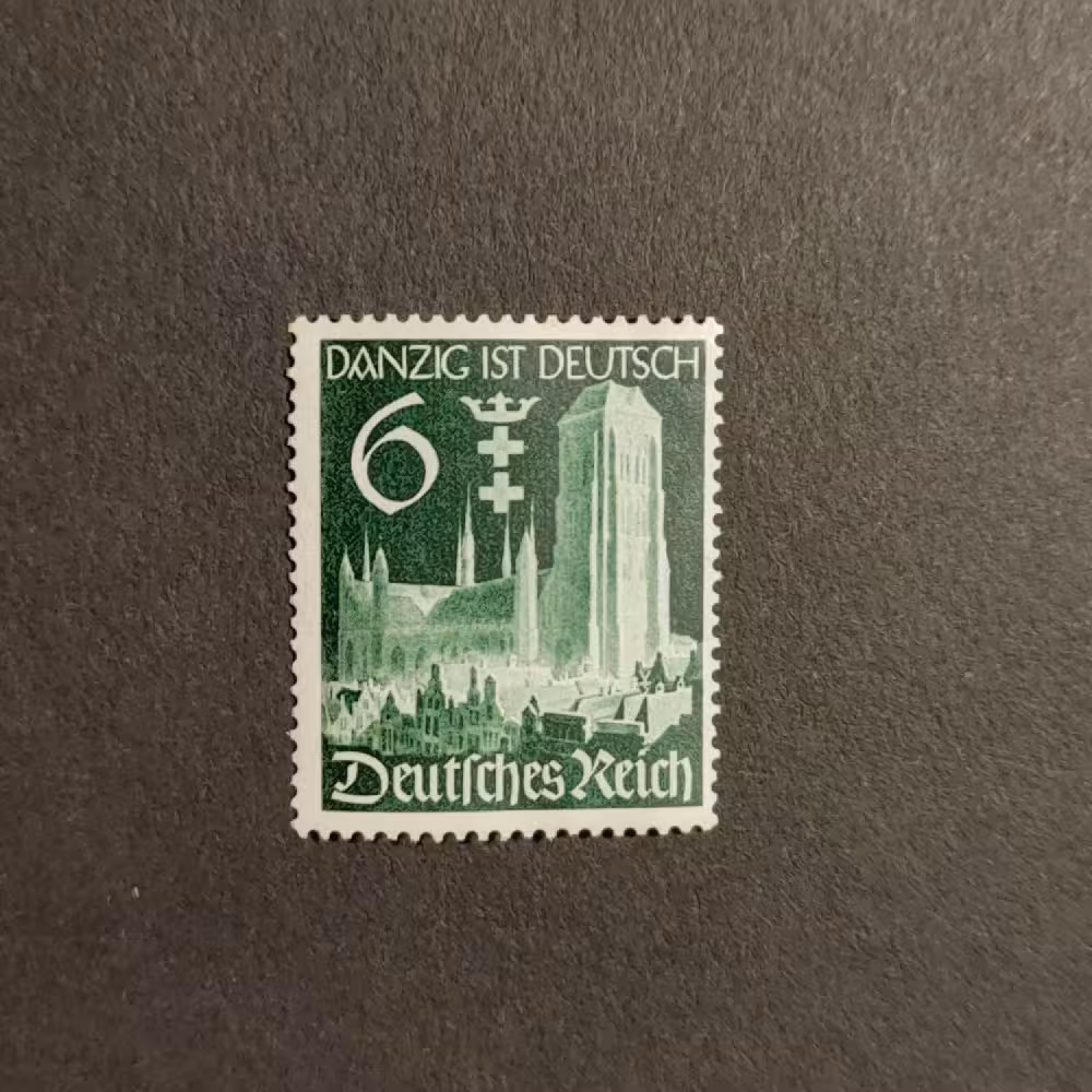 Briefmarke Deutsches Reich, 6Pfg., Mi.714* 