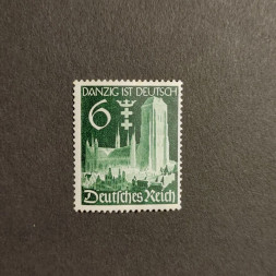 Briefmarke Deutsches Reich, 6Pfg., Mi.714* 