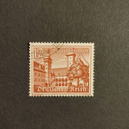 Briefmarke Deutsches Reich, 12+6 Pfg., Mi.735# 