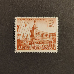 Briefmarke Deutsches Reich, 12Pfg., Mi.741* 