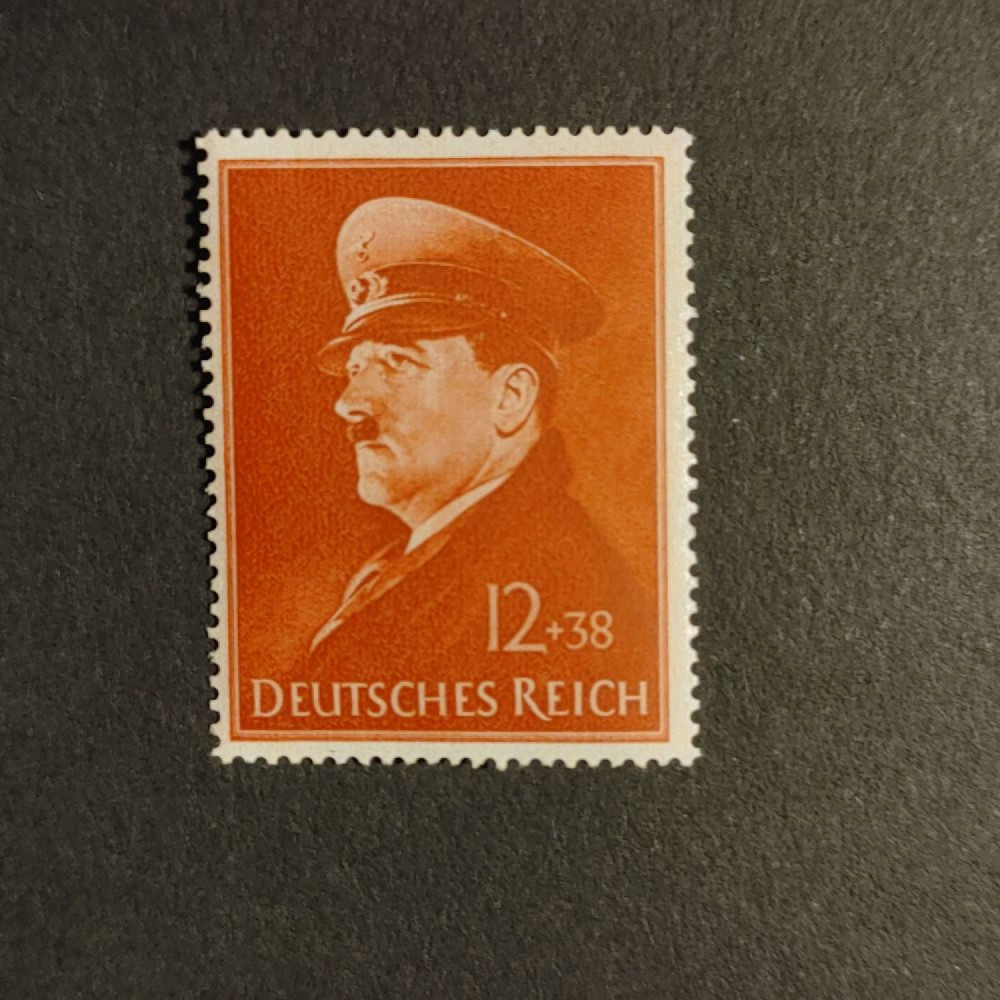Sello Imperio Alemán (Deutsches Reich), 12+38 Pfg., Mi.772, MH* 
