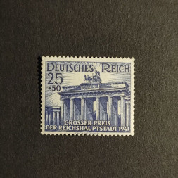 Briefmarke Deutsches Reich, 25+50 Pfg., Mi.803* Briefmarke Deutsches Reich, 25+50 Pfg., Mi.803*