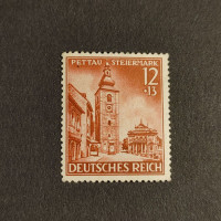 Briefmarke Deutsches Reich, 12+13 Pfg., Mi.808** 