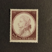 Briefmarke Deutsches Reich, 6+4 Pfg., Mi.810* 