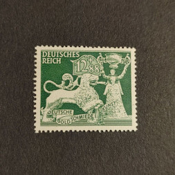 Briefmarke Deutsches Reich, 12+88 Pfg., Mi.817* Briefmarke Deutsches Reich, 12+88 Pfg., Mi.817*