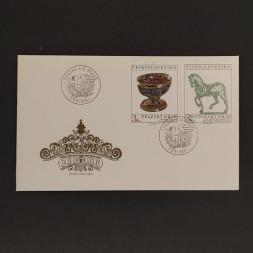 FDC Tschechoslowakie, 3Kčs-3,60Kčs, Mi.2375-2376** 