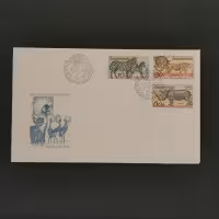 FDC ČSR PČ 1919 , 10h-60h, Pof.2221-2225** 