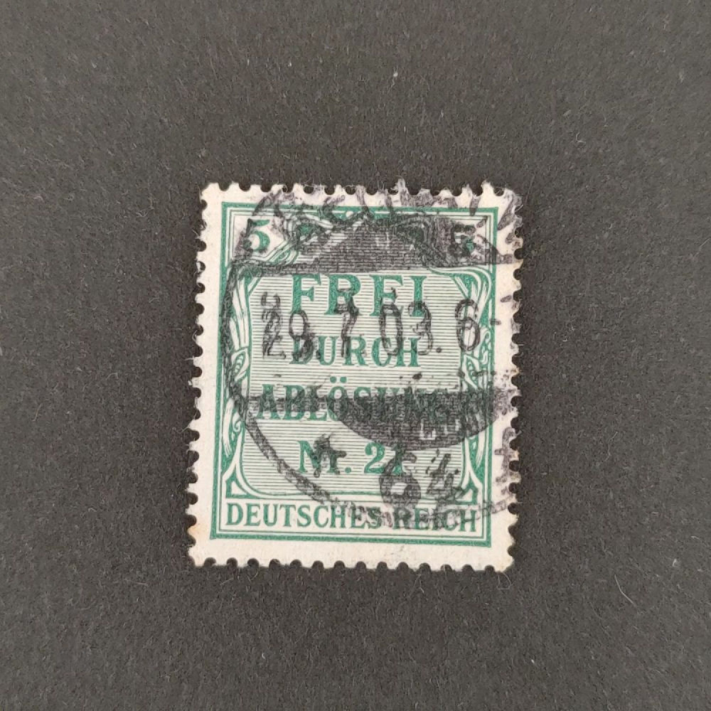 Známka Německo, DR, Mi.3#, 5Pfg. Známka Německo, DR, Mi.3#, 5Pfg.