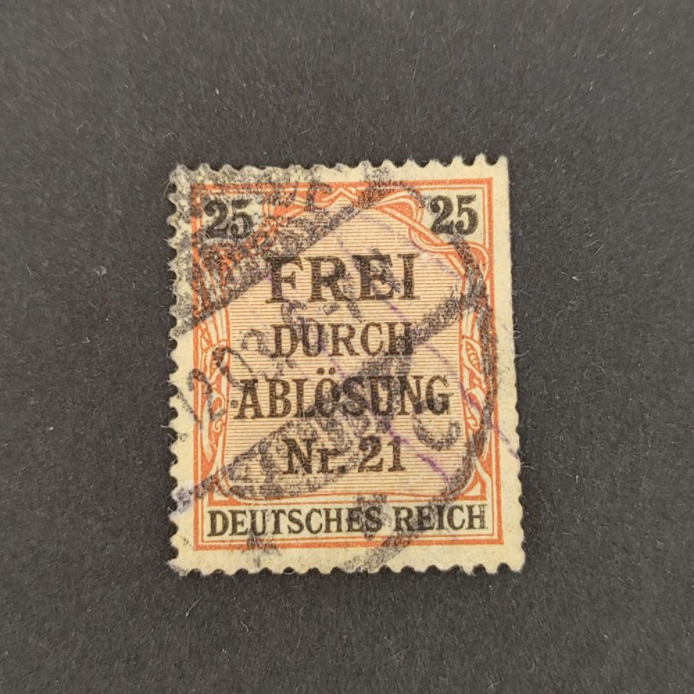 Známka Německo, DR, Mi.6#, 25Pfg. Známka Německo, DR, Mi.6#, 25Pfg.