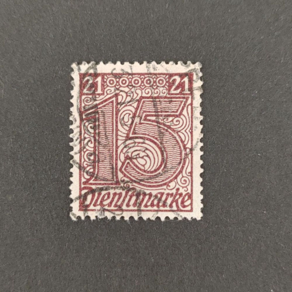 Známka Německo, DR, Mi.18#, 15Pfg. Známka Německo, DR, Mi.18#, 15Pfg.