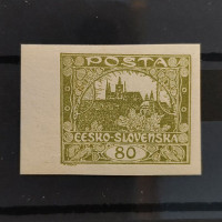 Známka ČSR, 80h, Pof.19* 