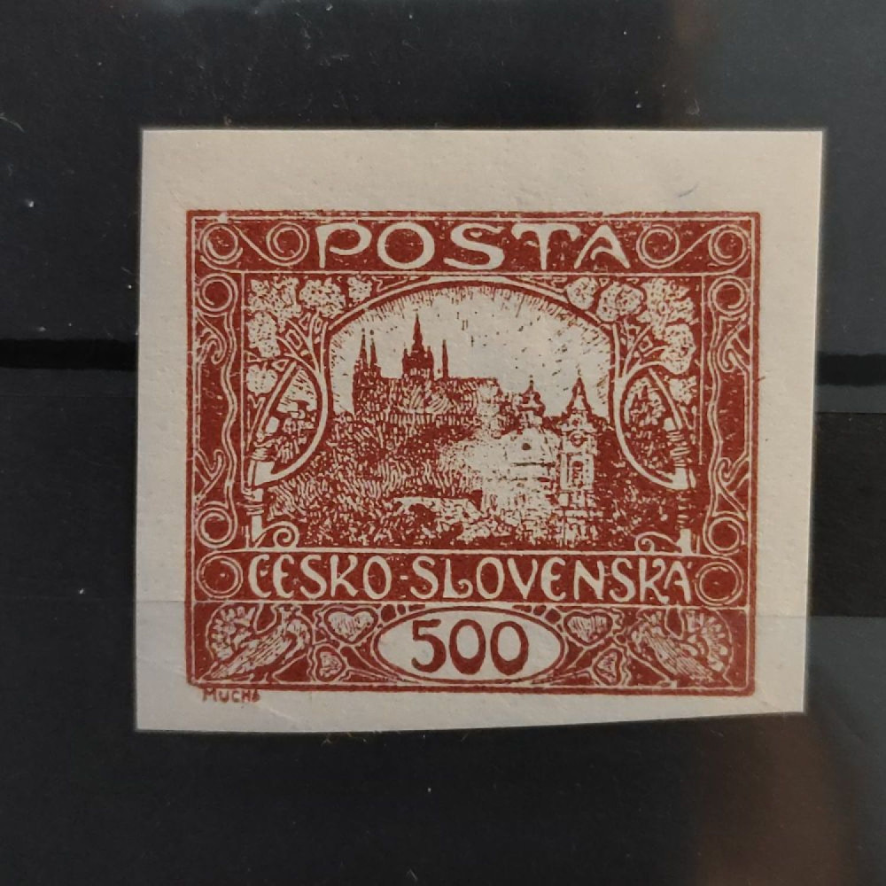 Selo Tchecoslováquia, 500h, Mi.33, MH* 
