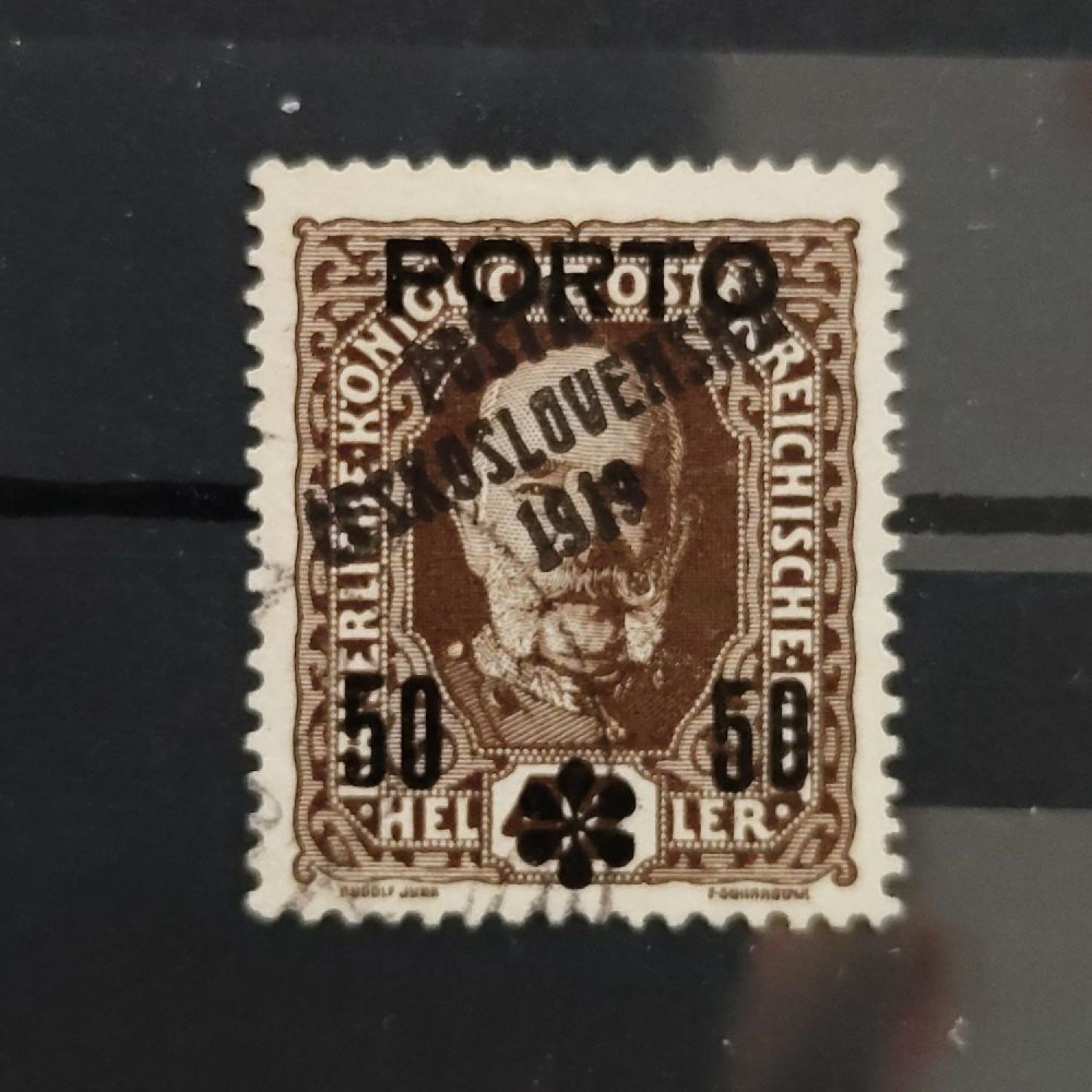 Briefmarke Tschechoslowakie PČ 1919 , 50/42h, Mi.97# 