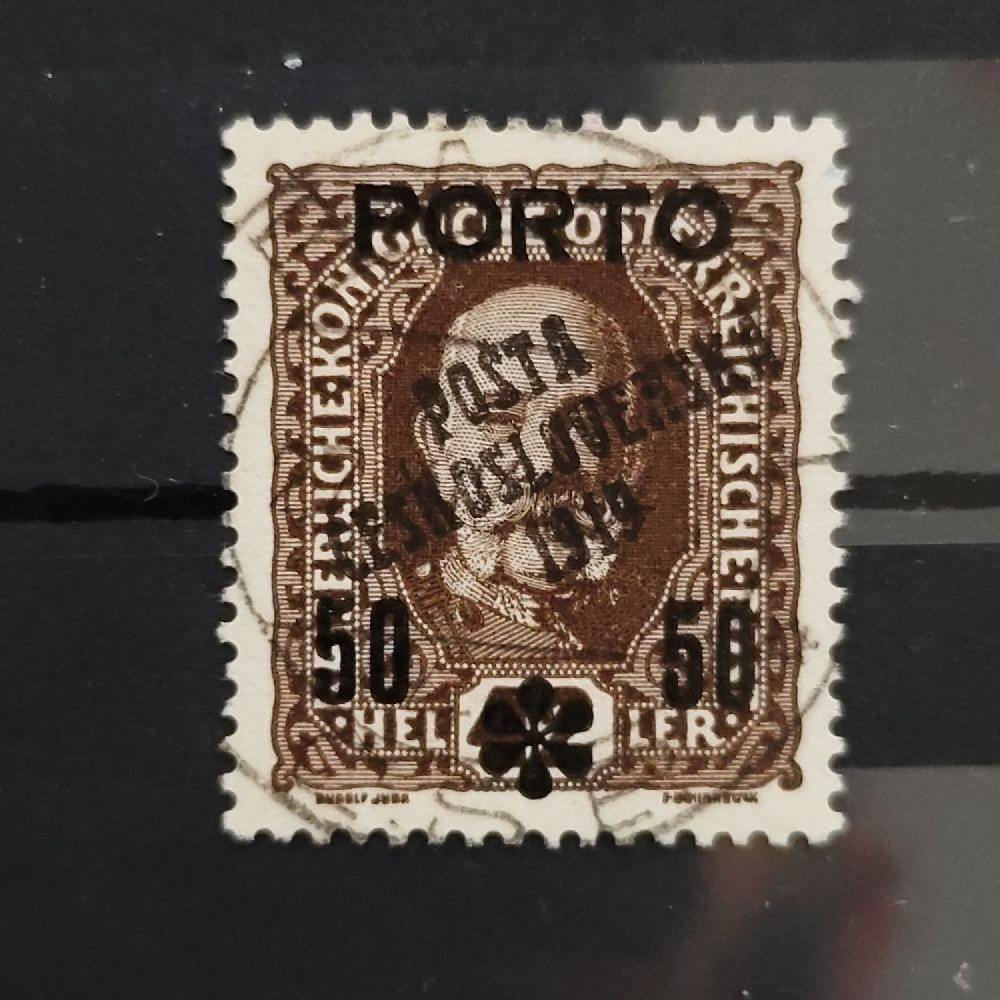Sello Checoslovaquia PČ 1919 , 50/42h, Mi.97, usado# 