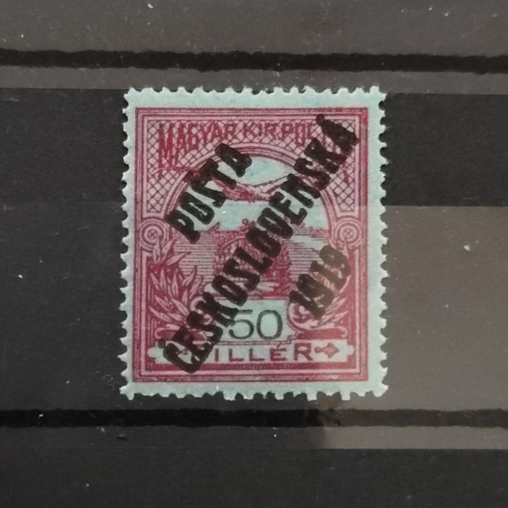 Sello Checoslovaquia PČ 1919 , 50f, Mi.108, MNH** 