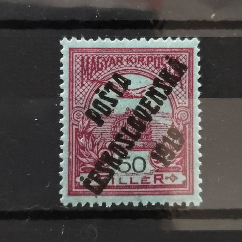 Sello Checoslovaquia PČ 1919 , 50f, Mi.108, MNH** 