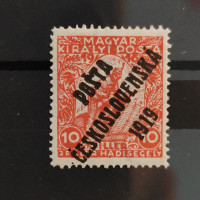 Briefmarke Tschechoslowakie PČ 1919 , 10+2f, Mi.115* 