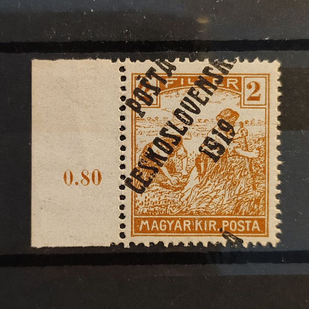 Sello Checoslovaquia PČ 1919 , 2f, Mi.120, MNH** 